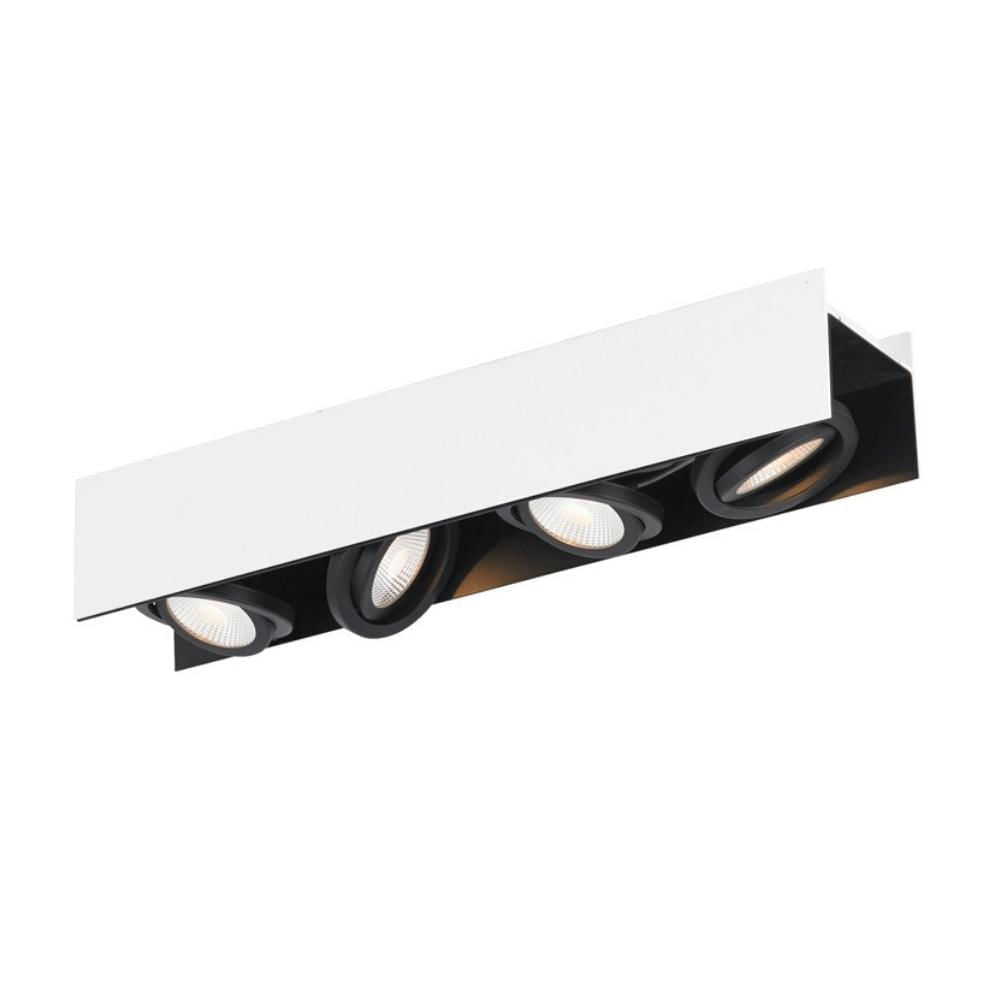 Lámpara de Techo Eglo Vidago 5.4w Aluminio/Acero Blanco 4 Luces