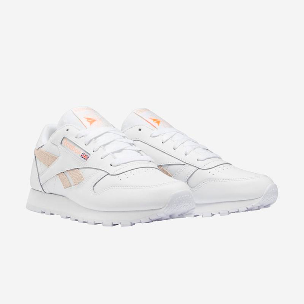 Reebok classic leather blancas mujer hot sale