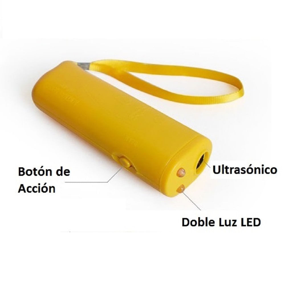Ahuyentador Repelente de Perros Bravos Ultrasonido LED I Oechsle - Oechsle