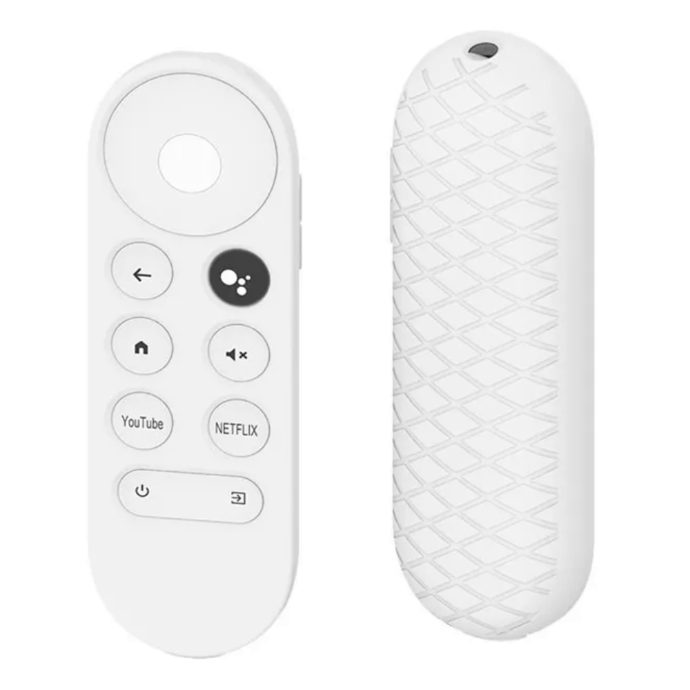 Funda Sikai de Silicona para Control Chromecast 4 Google Tv / Blanco