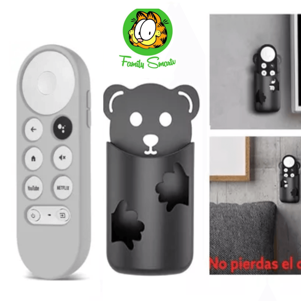 Funda Sikai de Silicona para Control Chromecast Google Tv Portacontrol Plomo
