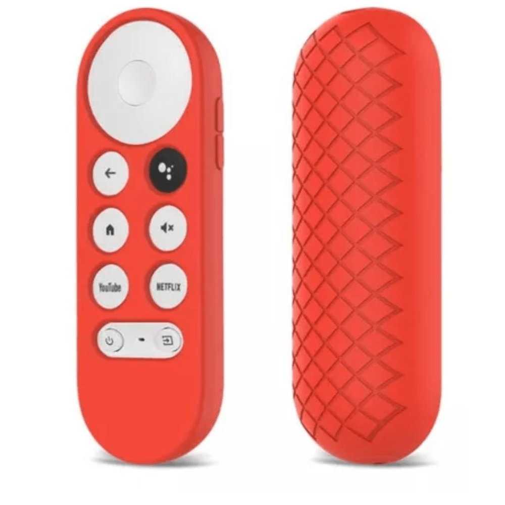 Funda Sikai de  Silicona para Control Chromecast 4 Google Tv / Rojo