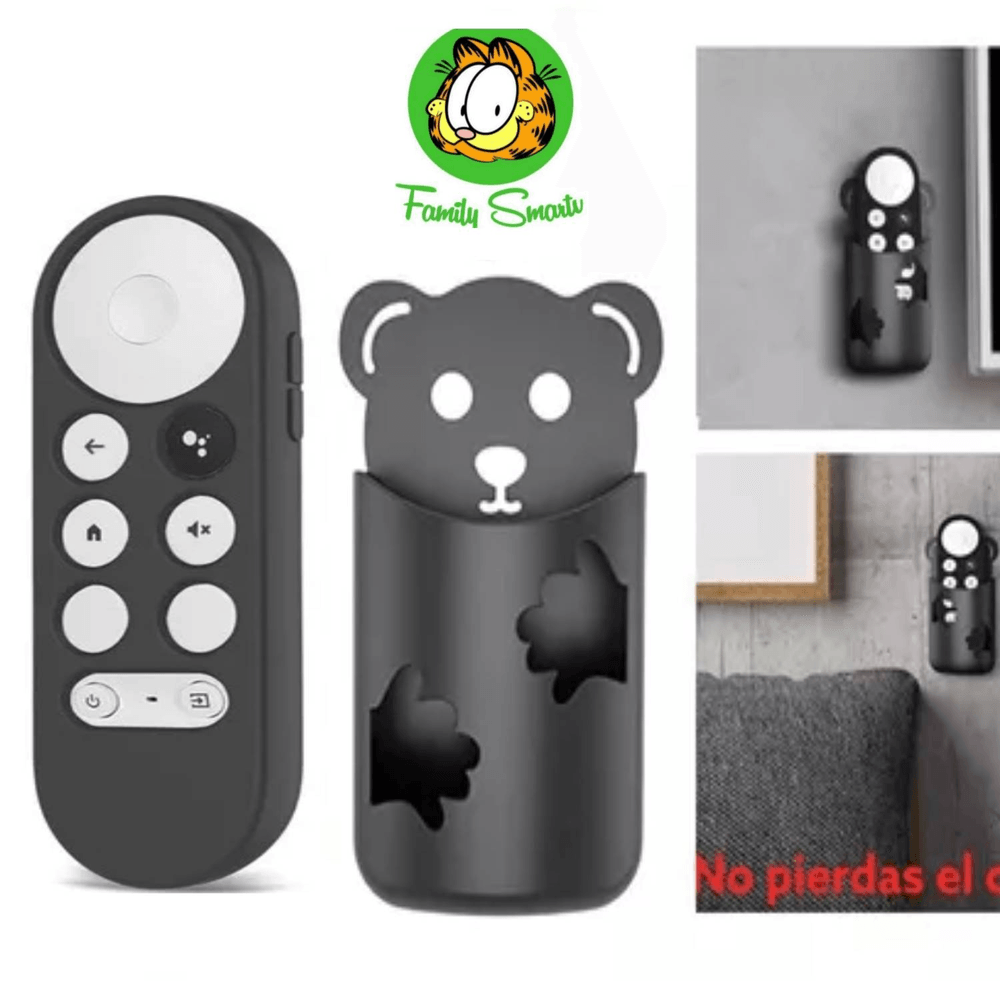 Funda Sikai de Silicona para Control Chromecast Google Tv Portacontrol/ Negro