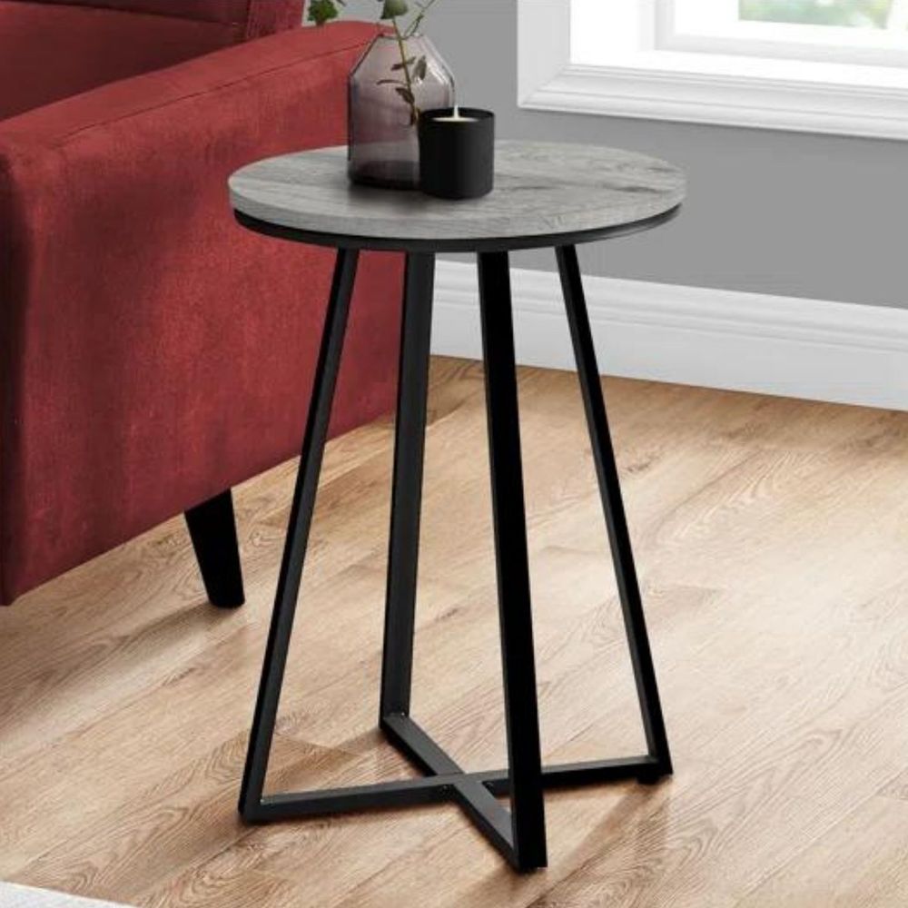 Mesa Auxiliar Industrial Cosmo Cemento Coricha Home