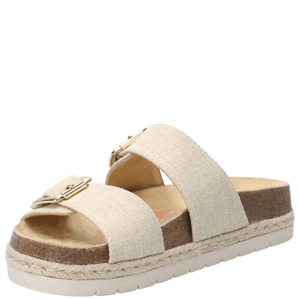 Sandalias Hush Puppies Para Mujer Iris Beige Oechsle Oechsle