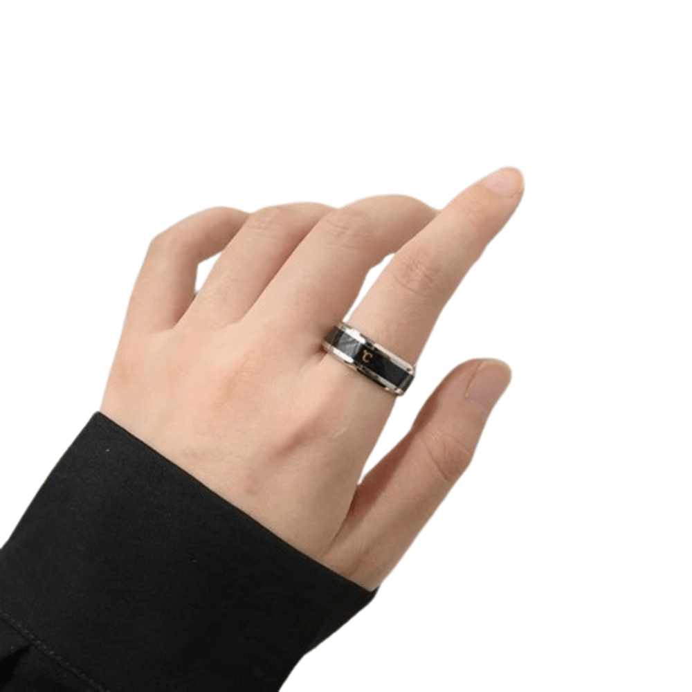 Anillo Medidor de Temperatura Unisex Plata Talla 9 I Oechsle - Oechsle