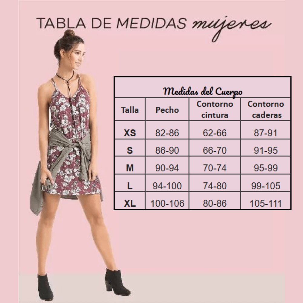 Talla de short discount mujer