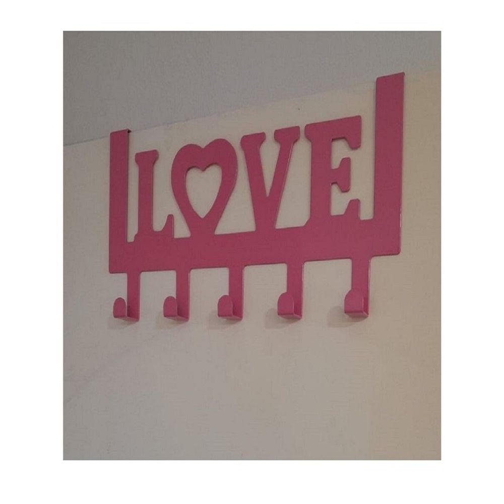 Perchero Colgador Portatil Para Puerta 5 Perchas Love