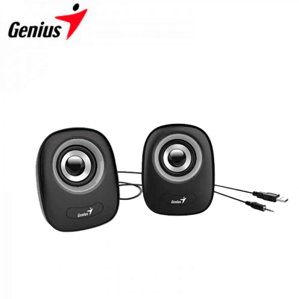 Parlante Genius Sp-Q160 Usb Power 6w Gris