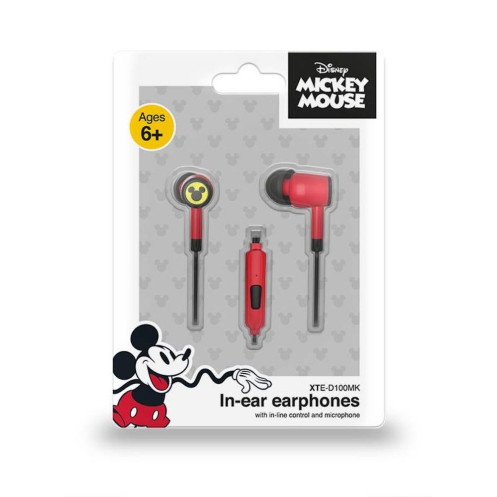 Audífonos Xtech con control en línea y micrófono - XTE-D100MK - Mickey Mouse