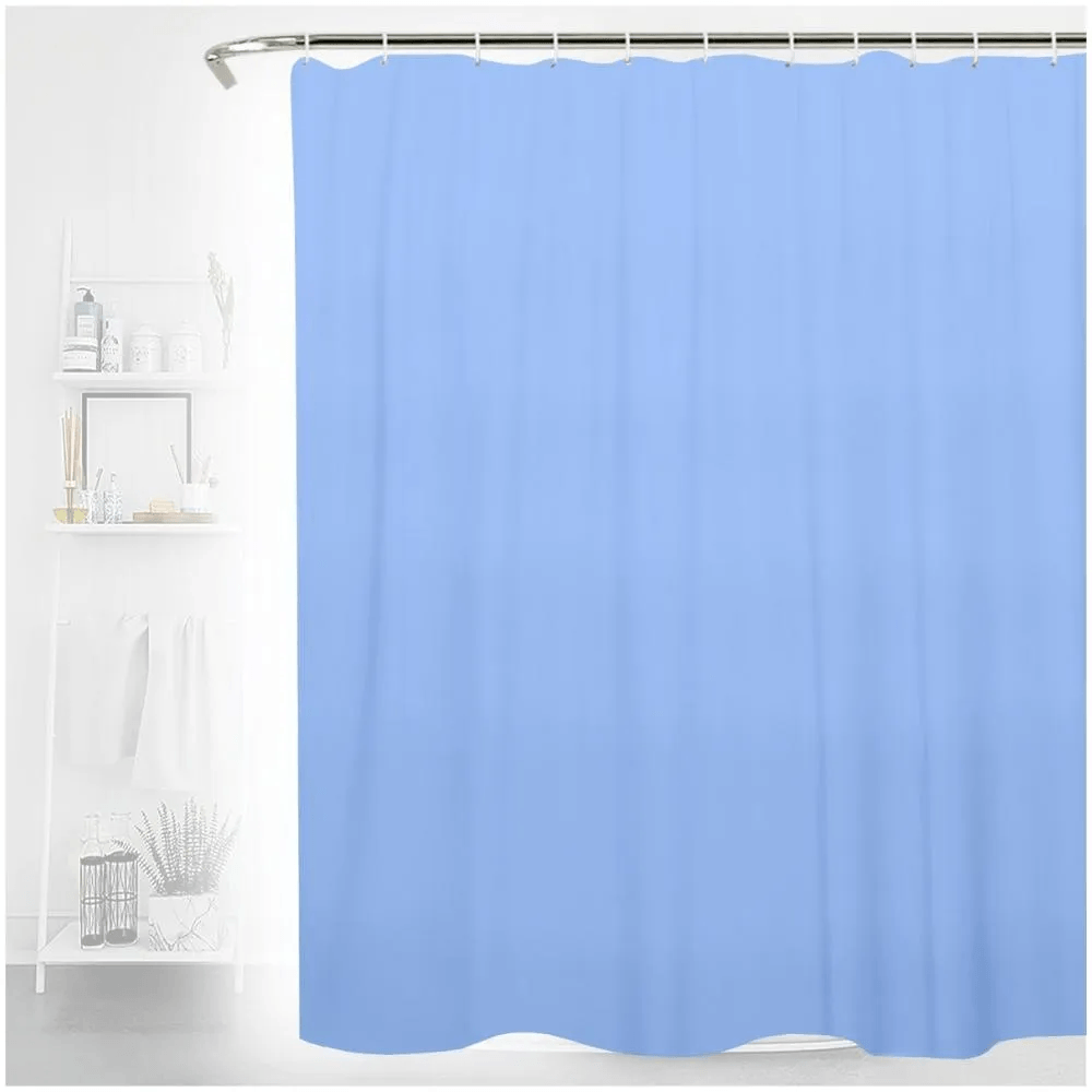 Cortina de Baño Impermeable Accesorio para Ducha 180x180cm Celeste 50V