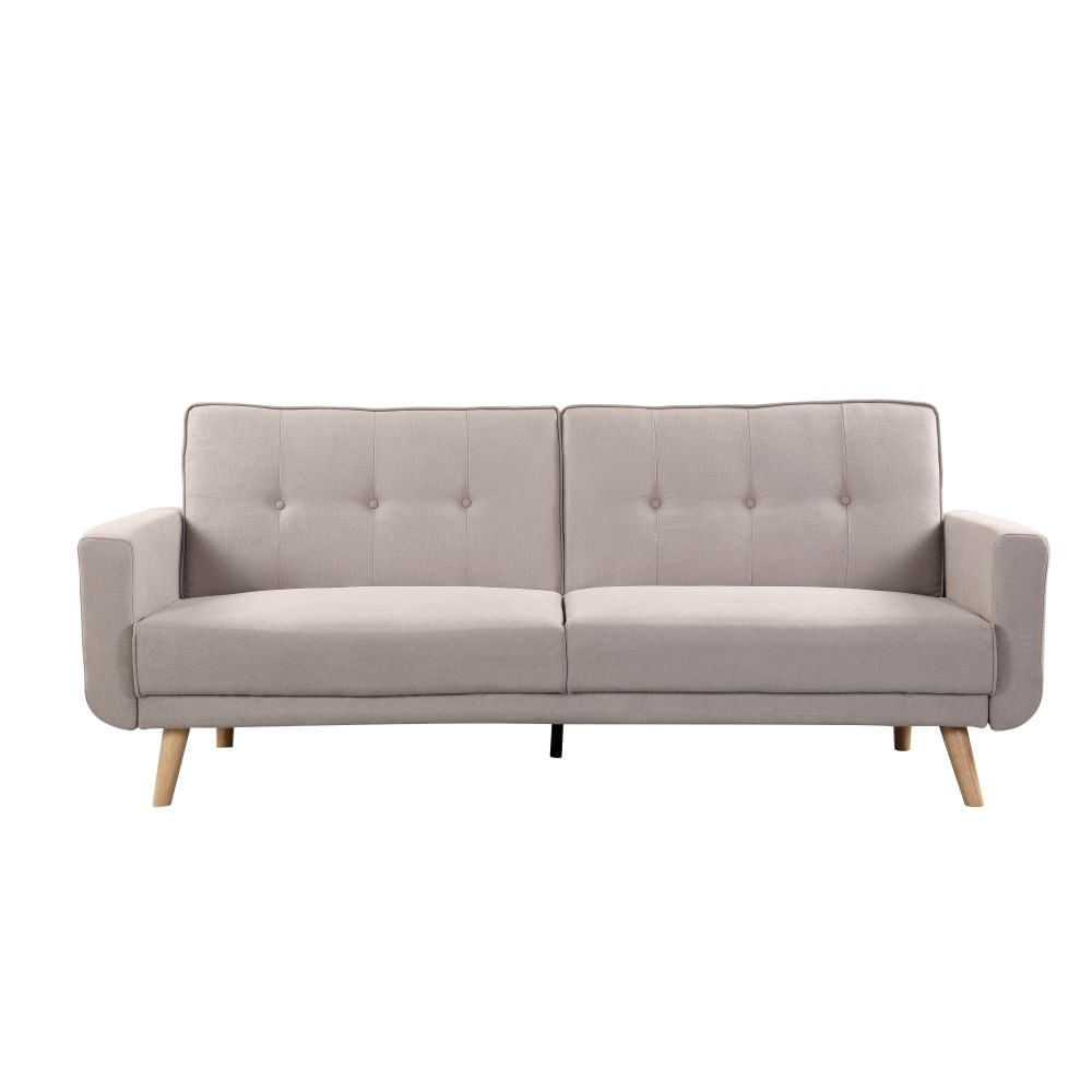 sofá cama carmen de tela color gris