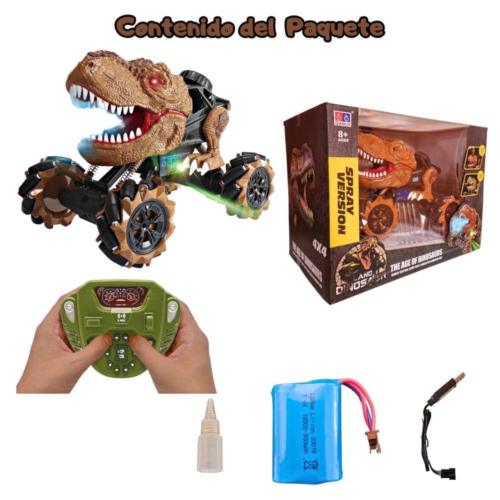 Juguete Carro Dinosaurio con Control Remoto 4X4 M I Oechsle Oechsle