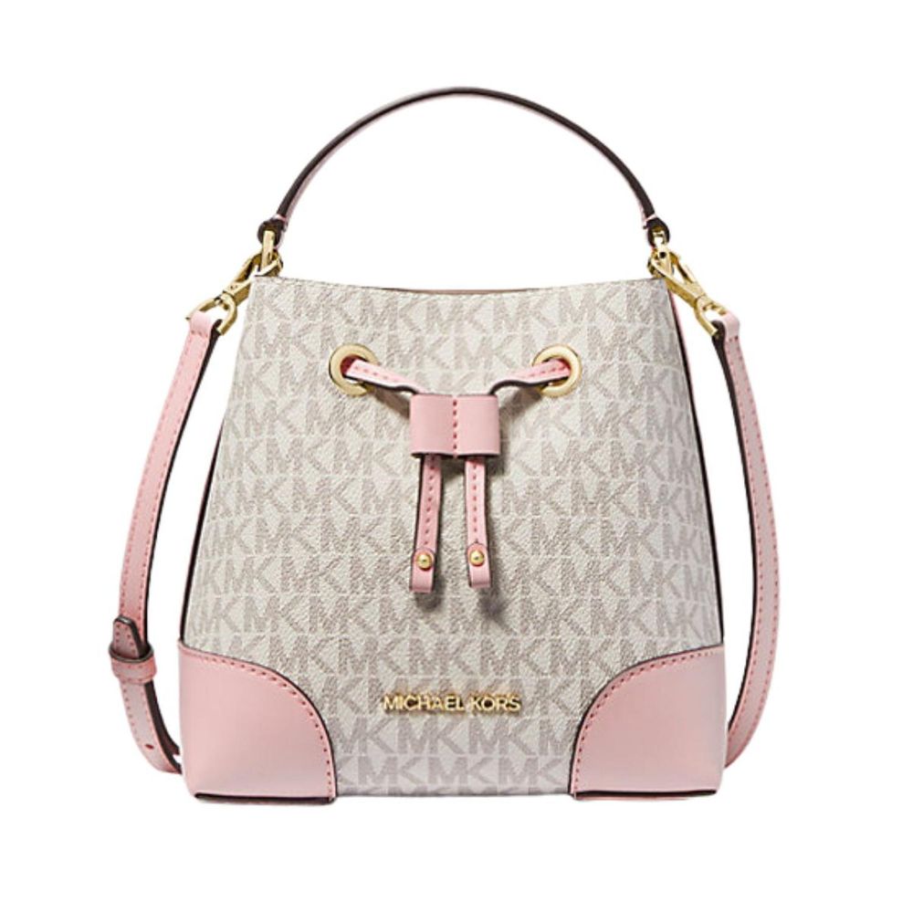 Cartera Bucket Bag Michael Kors Mercer - Rosa