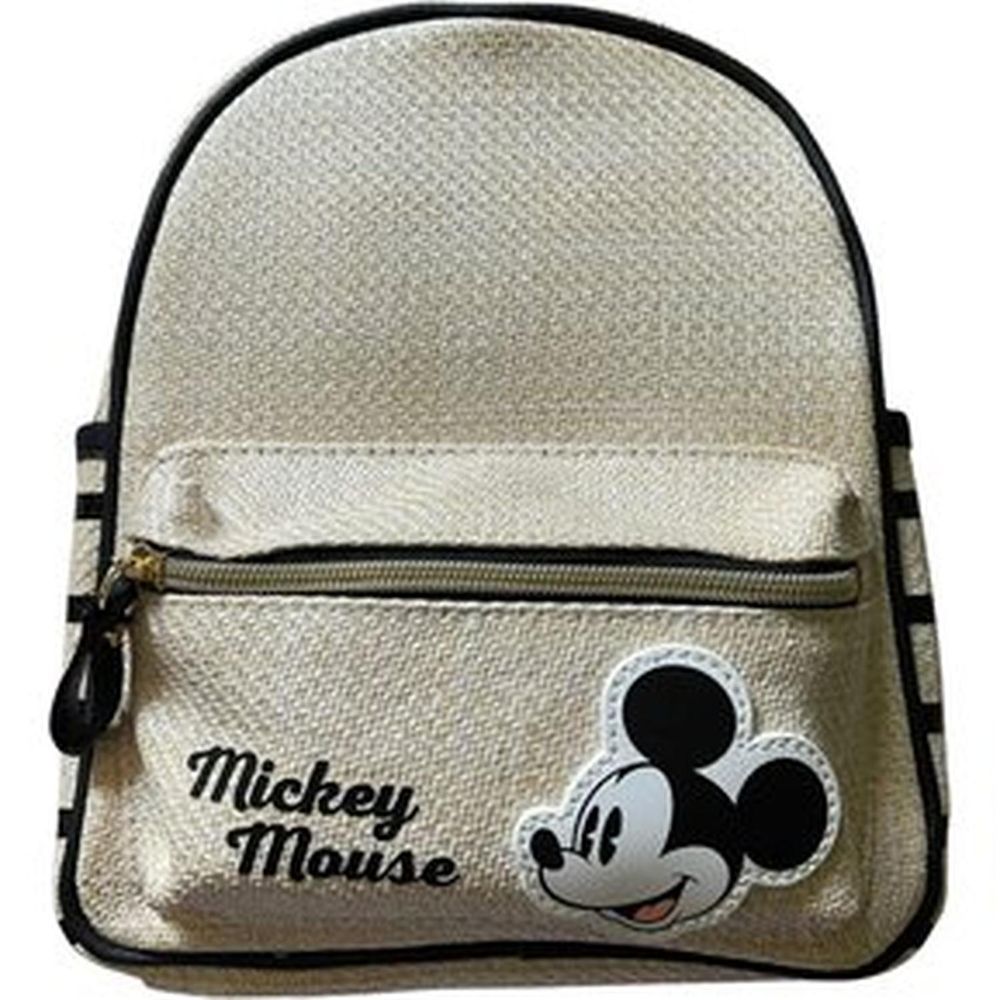 Mochila Cartera Disney Mickey Mouse - Beige