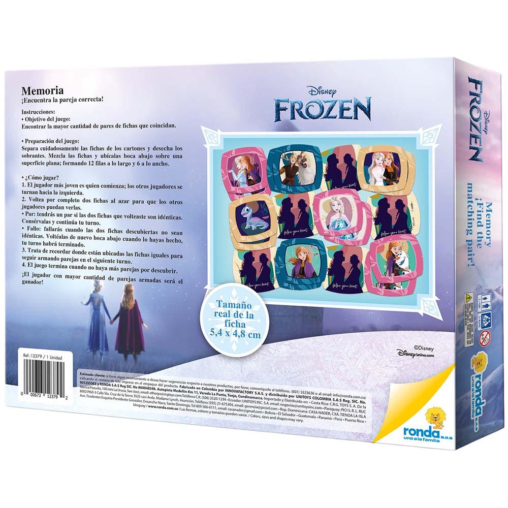 Juego de Memoria RONDA Frozen 12379