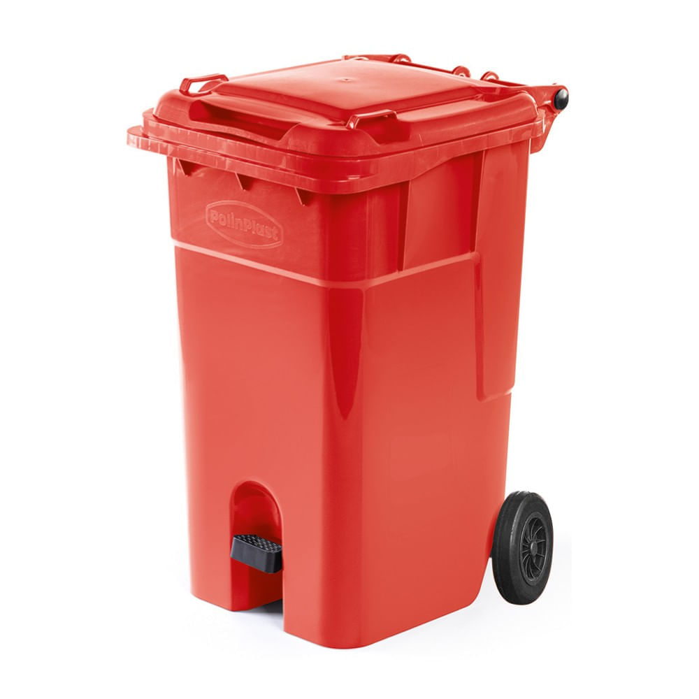 Tacho con pedal y ruedas N° 120 Rojo Polinplast