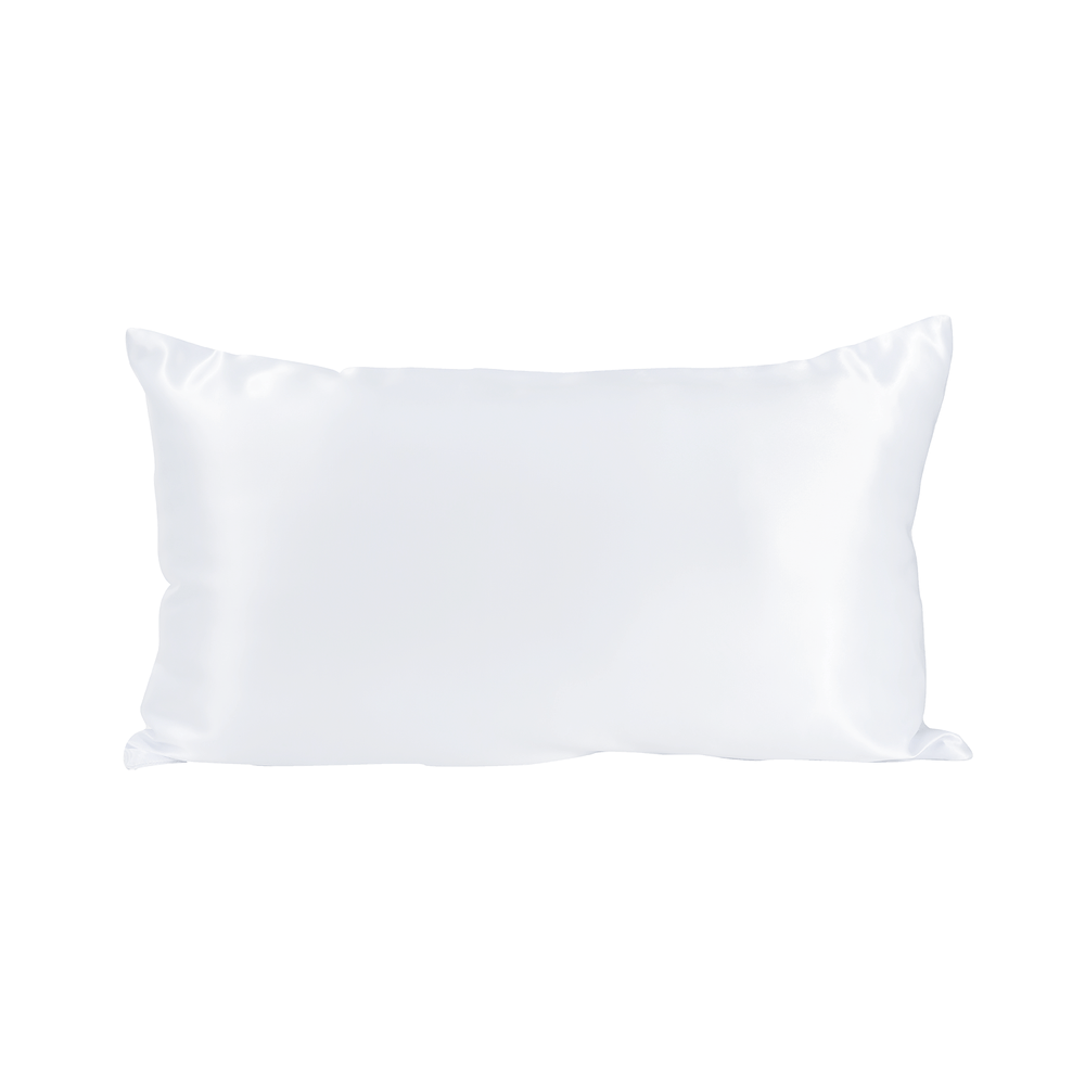 Cojín Rectangular de Seda Nienna Home Color Blanco
