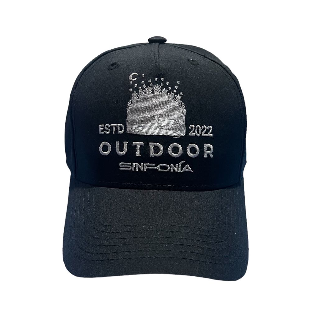 Gorro Sinfonia Camino Uv-UPF50 Negro