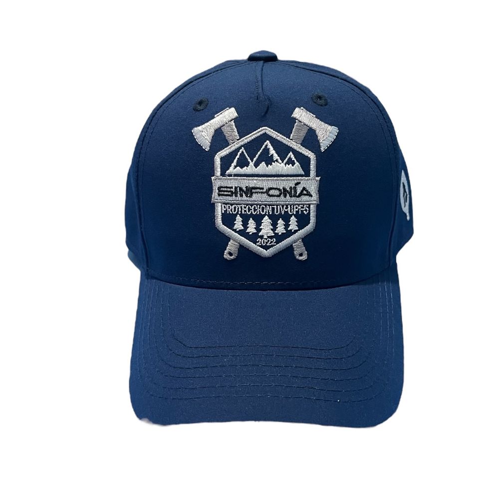 Gorro Sinfonia Clasico Escudo Hachas Uv-UPF50 Azul