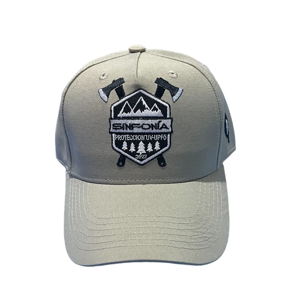 Gorro Sinfonia Clasico Escudo Hachas Uv-UPF50 Beige