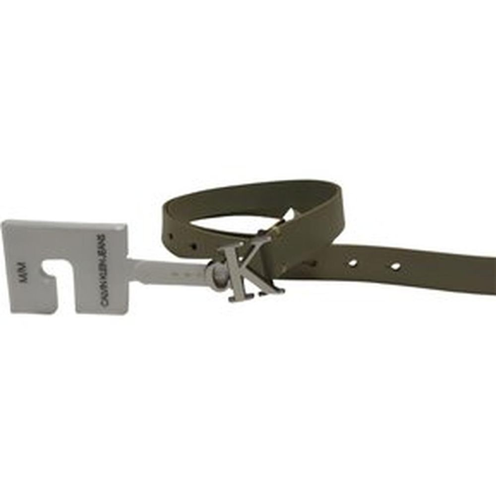 Cinturón o Correa de Cuero Calvin Klein para mujer - Beige - Talla S