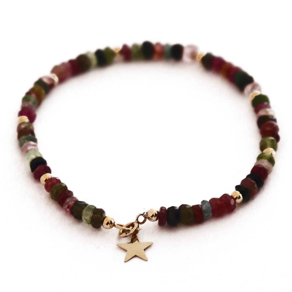 Pulsera Artemisa de piedras Turmalinas