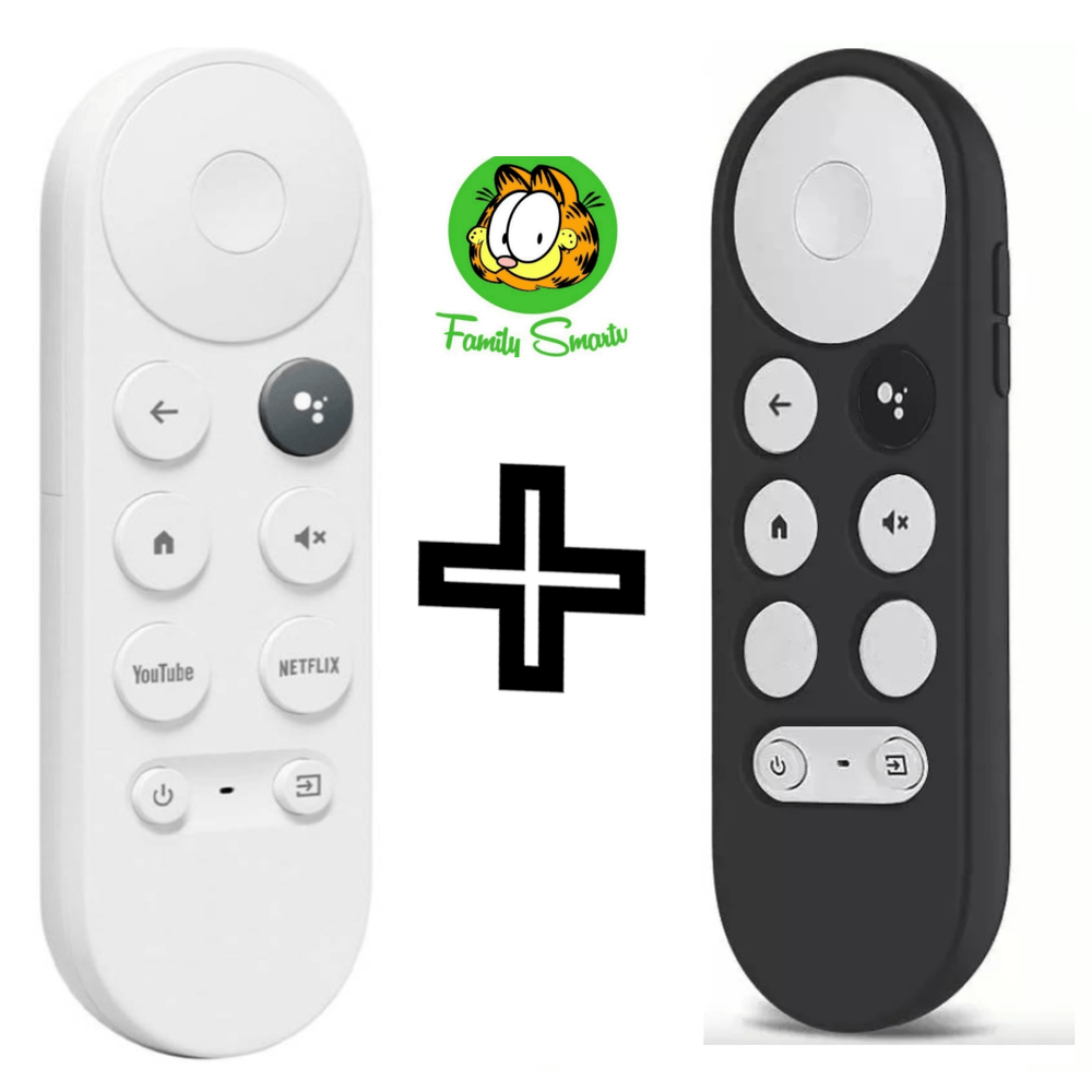 Control Remoto para Chromecast Google tv HD y 4K + Funda Negra