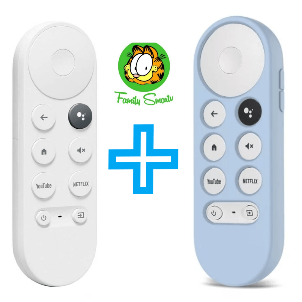Control Remoto para Chromecast Google tv HD y 4K + Funda Turquesa
