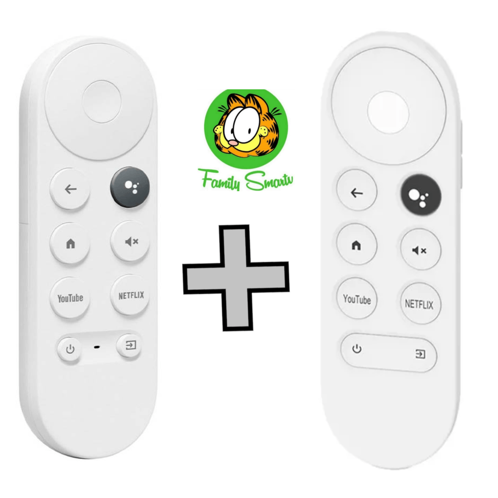Control Remoto para Chromecast Google Tv HD y 4K + Funda Blanca