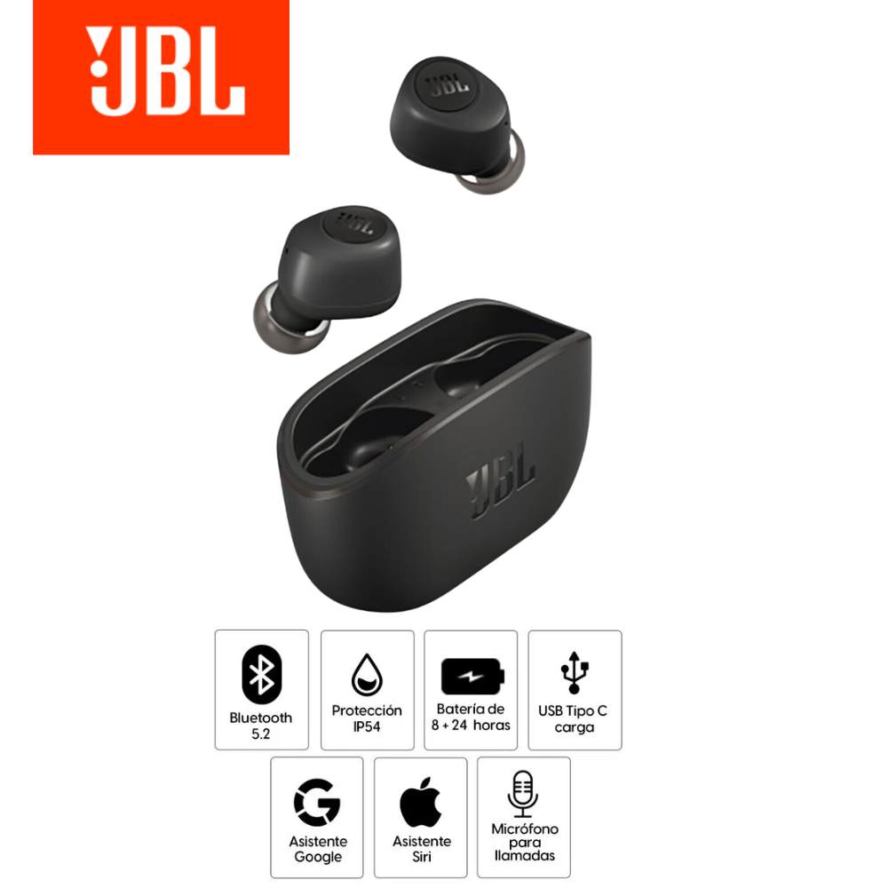 Audífonos Inalámbricos True Wireless Jbl Wave Beam Negro I Oechsle - Oechsle