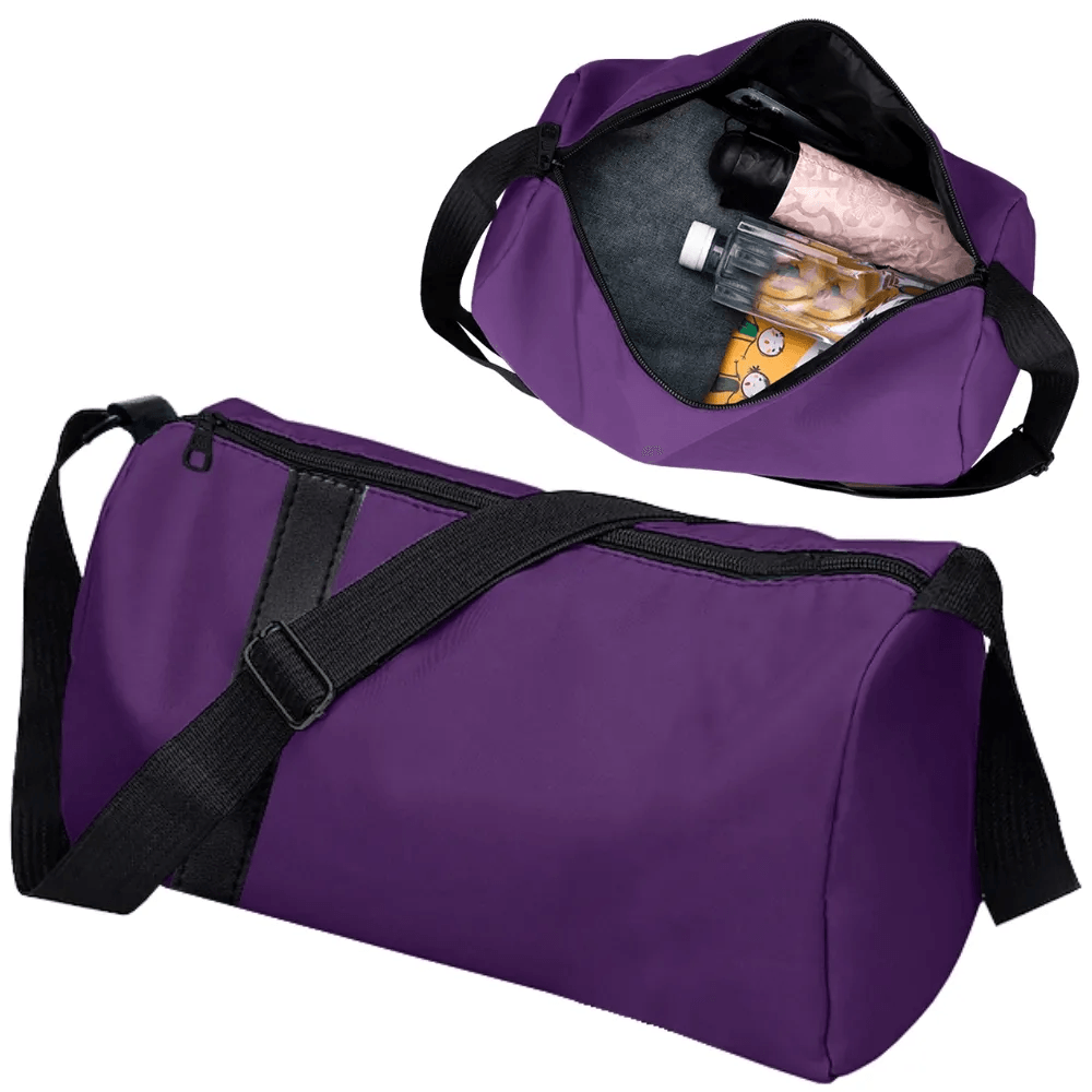Bolso Cartera Maletín Deportivo Morral de Viaje Impermeable Morado