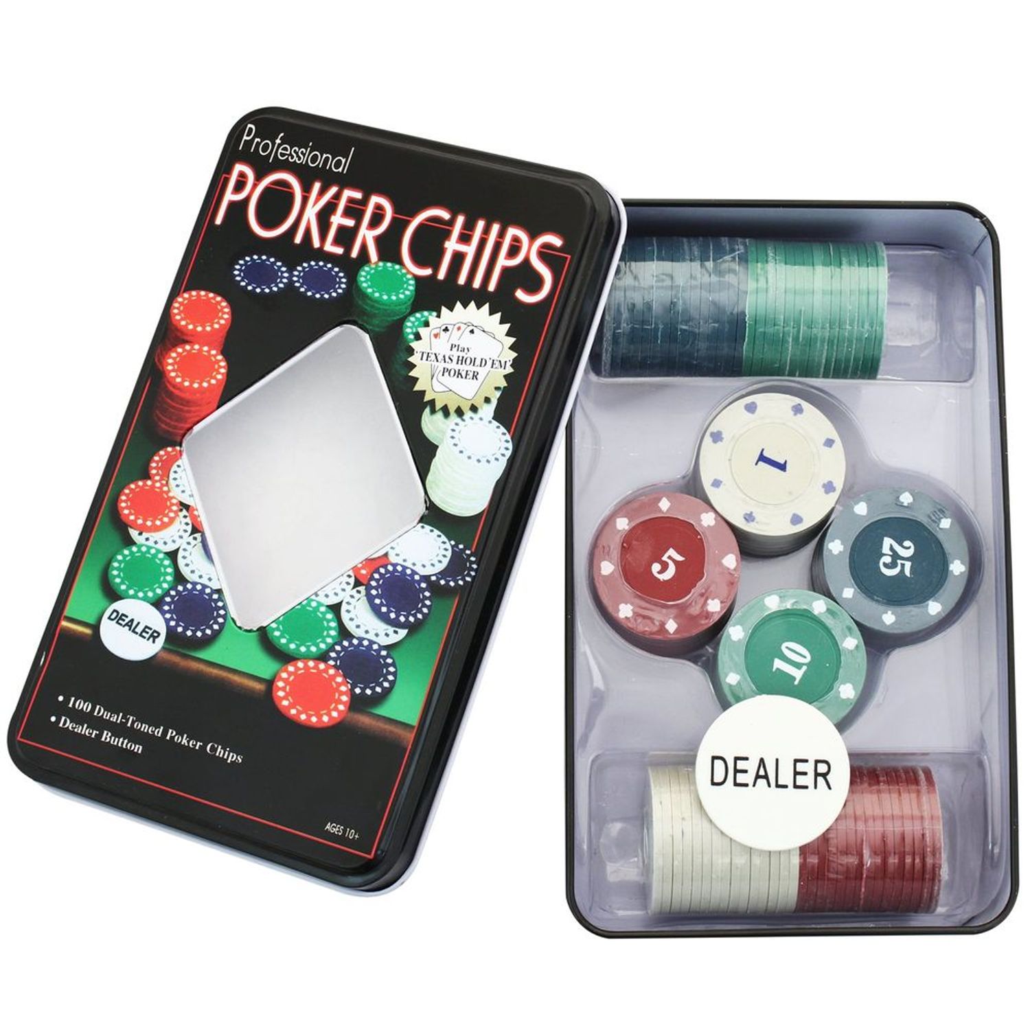400er Pack poker chips opacas chips de juego para los juegos de cubo, 
