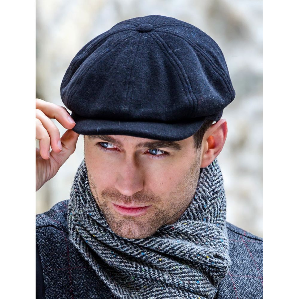 Boina Gorra Hombre Modelo Beck Clasica Azul Talla XL