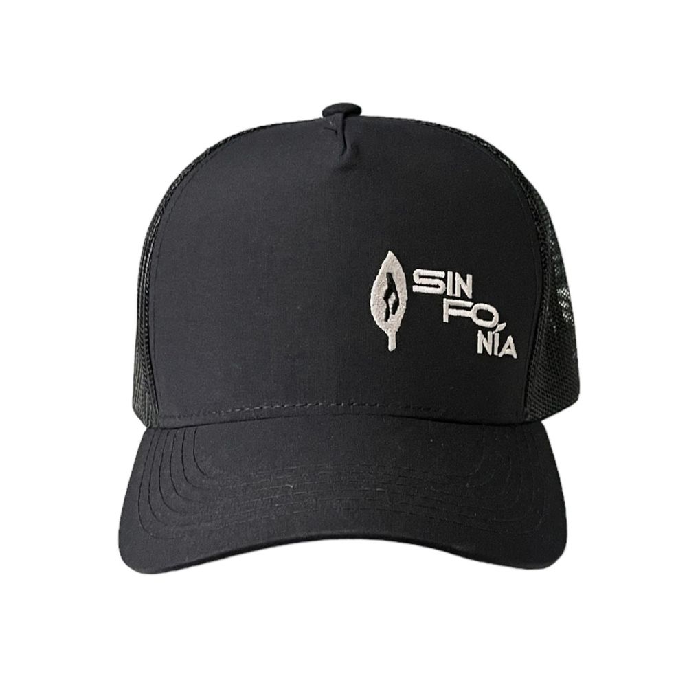 Gorro Sinfonia Con Malla Hoja Uv-UPF50 Negro
