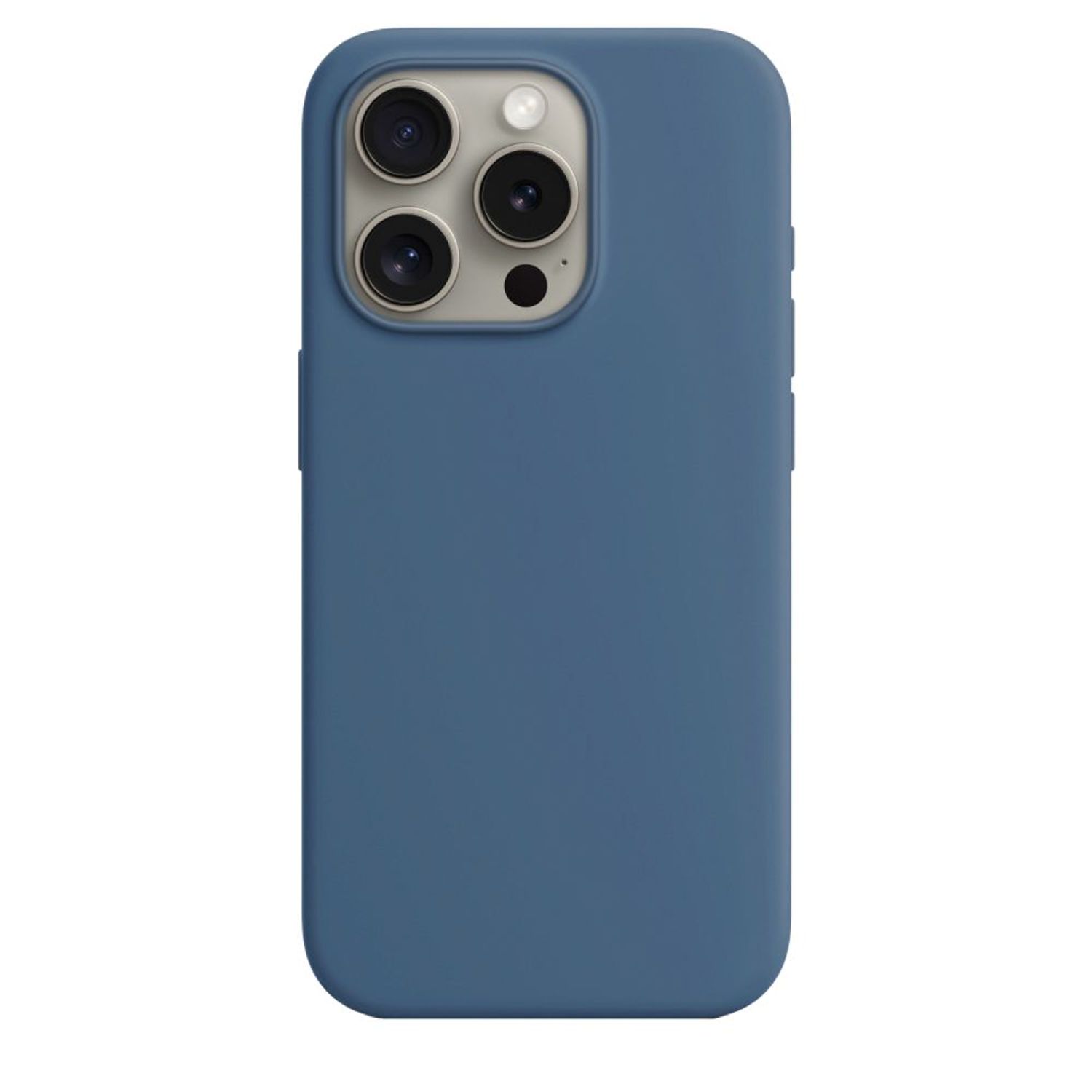 Funda Transparente Bordes Metálicos Para Iphone 15 Pro Max - Azul I Oechsle  - Oechsle