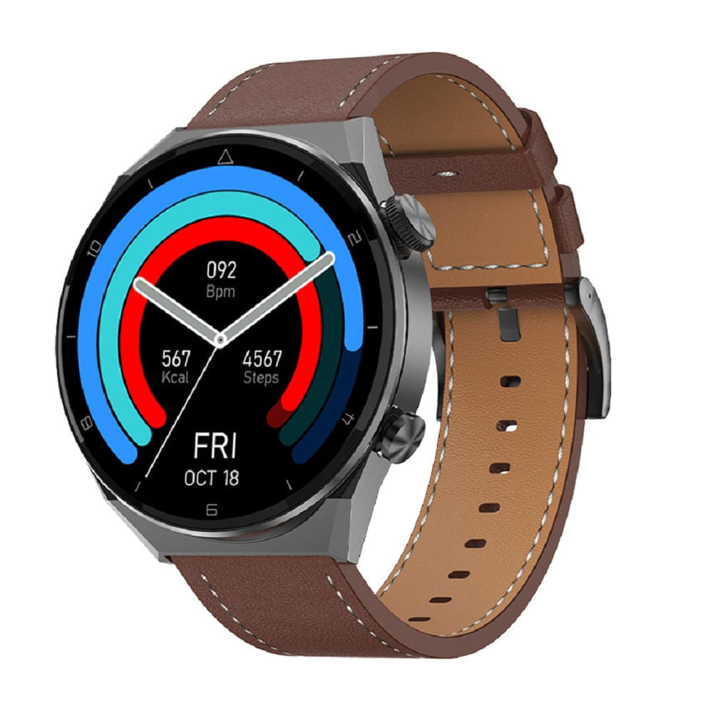 SMARTWATCH NEGRO D3 PRO MAX DOBLE CORREA ALTA GAMA NFC CUERO