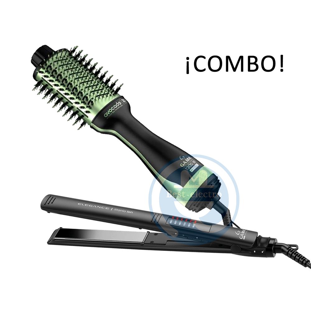 Combo Gama Alisadora BECHS0000001467 y Cepillo Secador