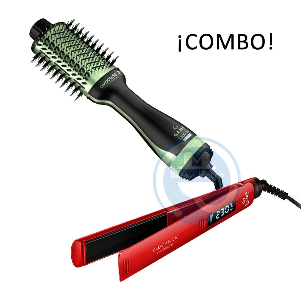 Combo Gama Alisadora BECHS0000001072 y Cepillo Secador