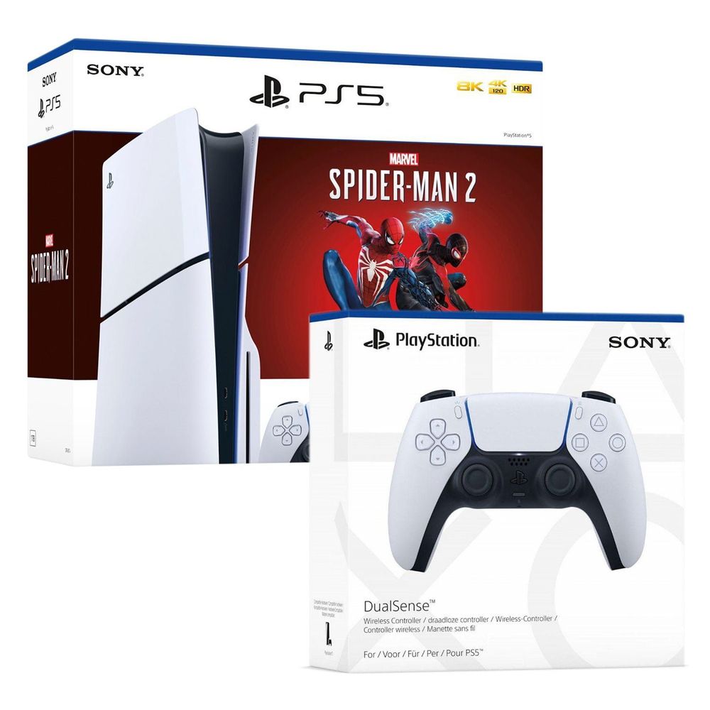 Consola PS5 Bundle Spiderman 2 + Mando PS5 Blanco - Oechsle