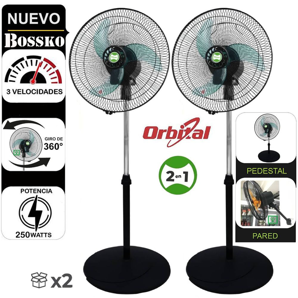 Ventilador Orbital 2 En 1 BK-8223VO 250W Caja De 2U I Oechsle - Oechsle