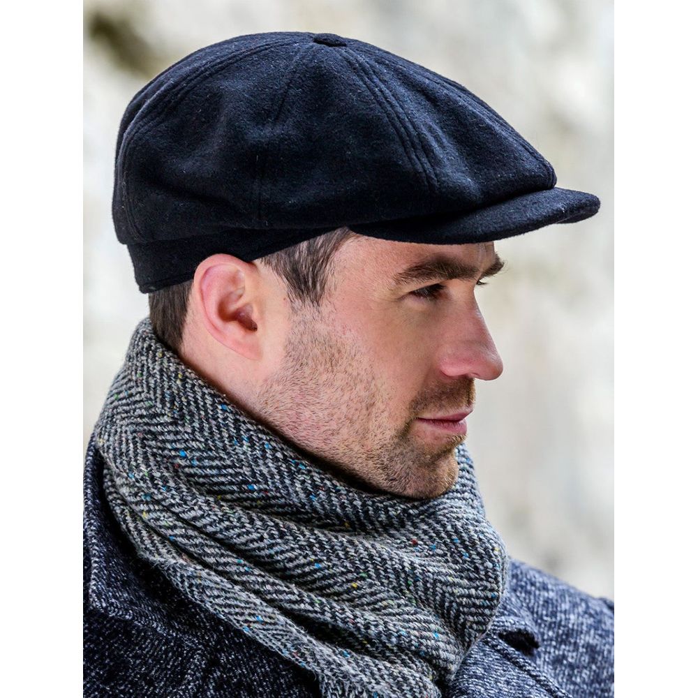 Boina Gorra Hombre Modelo Beck Clasica Azul Talla L