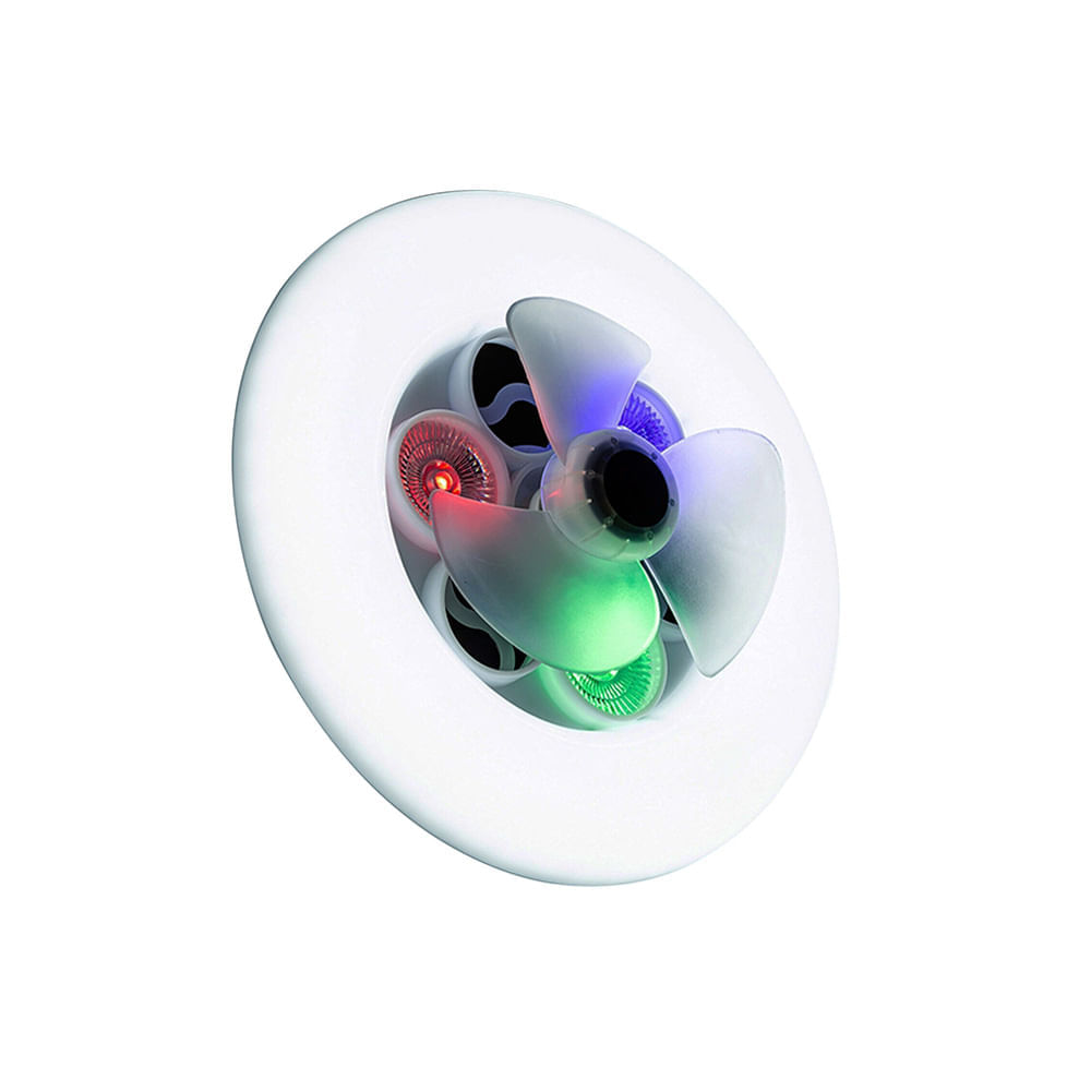 Lámpara Led con luces Rgb Con Ventilador 62 W
