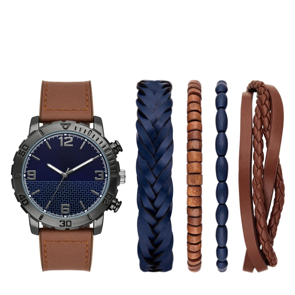 Set Reloj Análogo para Hombre Folio FMDAL1187