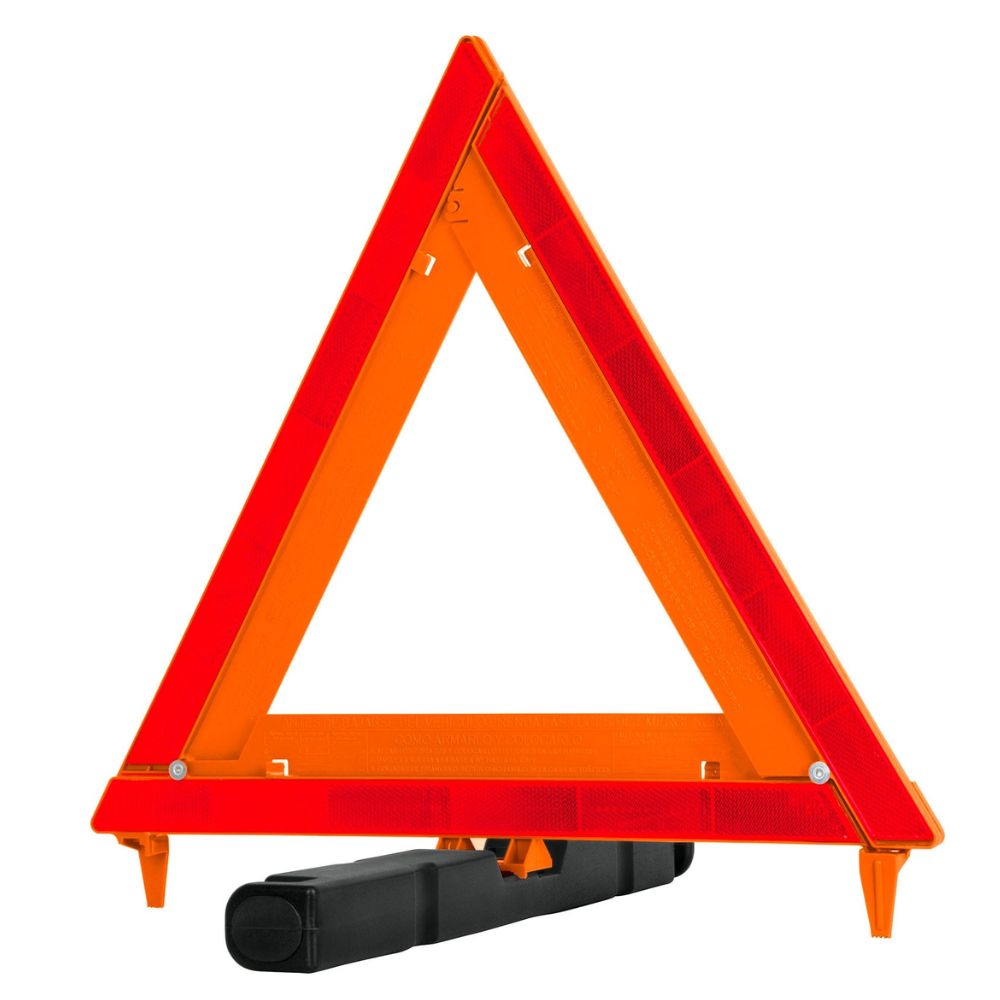 Triangulo de seguridad vial 43.5 cm truper