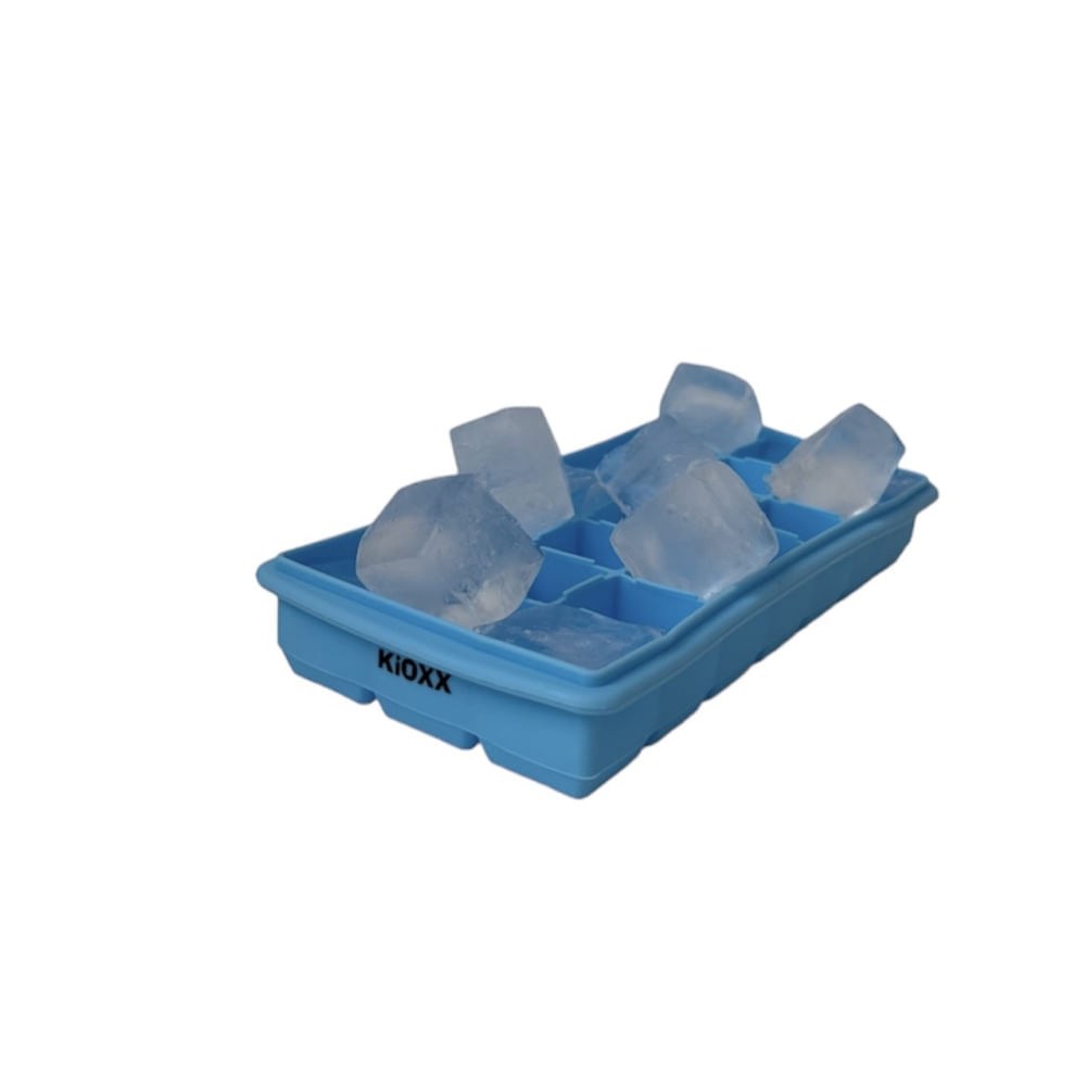 Cubeta de Hielo de Silicona KIOXX 15 Cavidades Azul - Promart