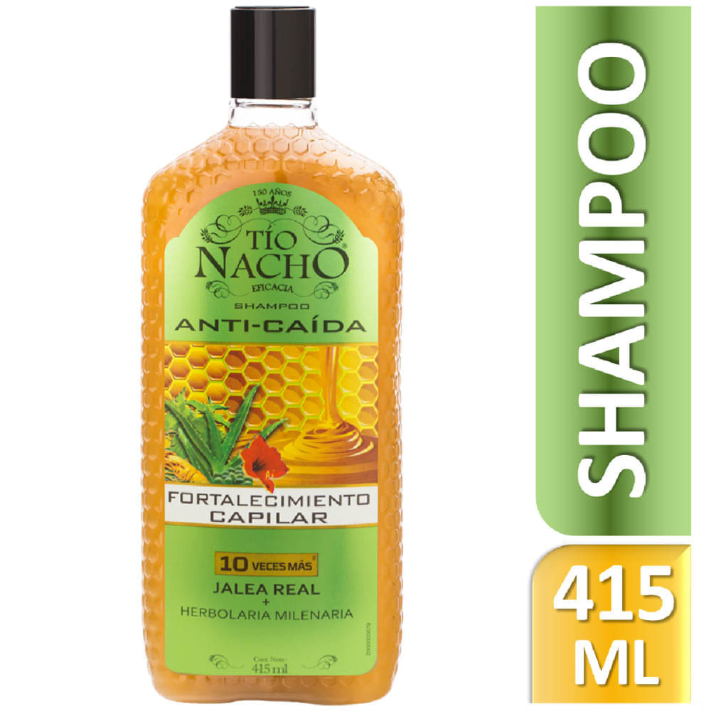 Shampoo TÍO NACHO Herbolaria Milenaria Frasco 415ml Oechsle