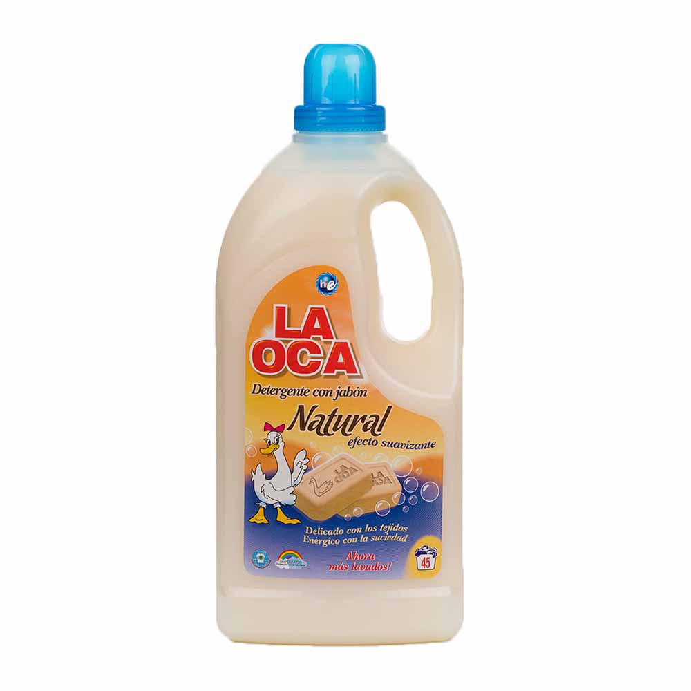 Detergente Líquido LA OCA con Jabón Natural Galonera 2L