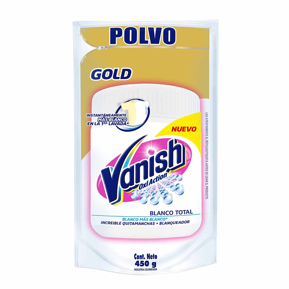 Quitamanchas VANISH Ropa Blanca Doypack 450g