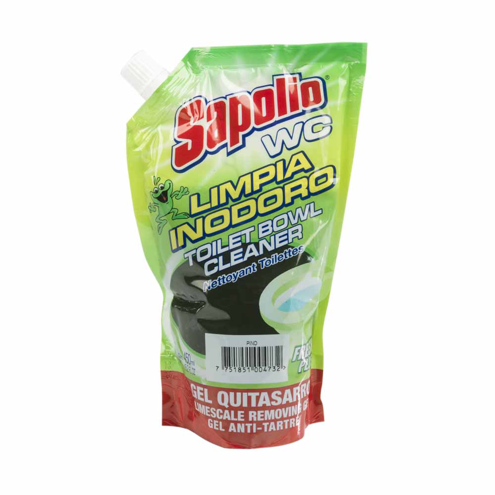 Desinfectante Líquido de Baño SAPOLIO Removedor de Sarro WC pino Doypack 500ml